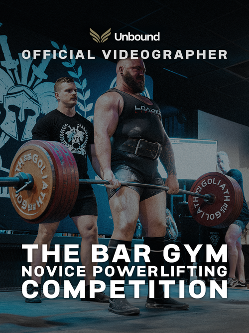 The Bar Gym Novice Powerlifting Competition video coverage by Unbound